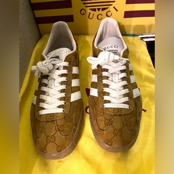 Gucci x Adidas GG Gazelle size 10 - Picture 8 of 15